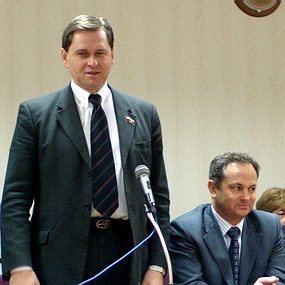 Министр здравоохранения Московской области В.Ю. Семенов  - Конференция педиатров Московской области 'Клиническое значение дефицита йода. Проблемы и пути решения' - Специальный репортаж РМС-Экспо