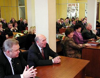 Торжественное заседание Ученого Совета Московской Медицинской Академии им. И.М. Сеченова, посвященное 75-летию заведующего кафедрой общей гигиены, академика Российской академии медицинских наук, профессора Геннадия Ивановича Румянцева.